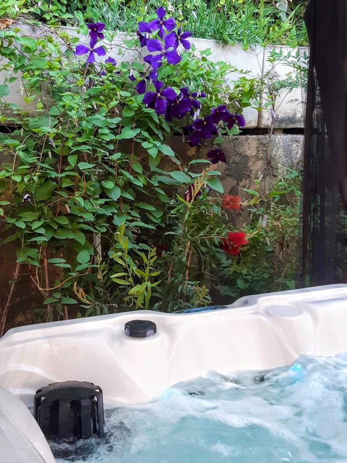Bed and Breakfast Dans UN JARDIN BB et JACUZZI Mandelieu Exterior foto